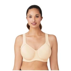 Wacoal 40DDD (40F) - Lindsey Underwire Sport Bra - Style 853302, Sand